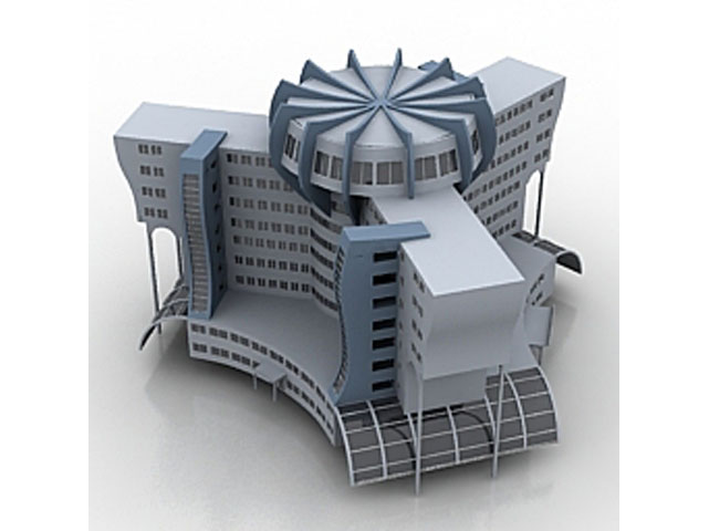 Free Hotel N5 3D model_3 For Architecture 3Ds Max Model Download